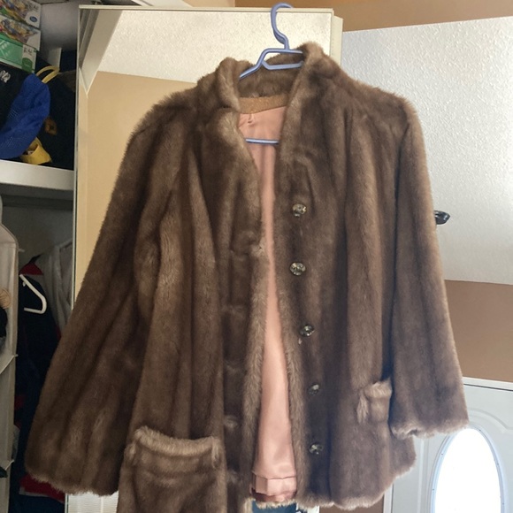 Vintage Faux Fur Coat - Picture 1 of 3